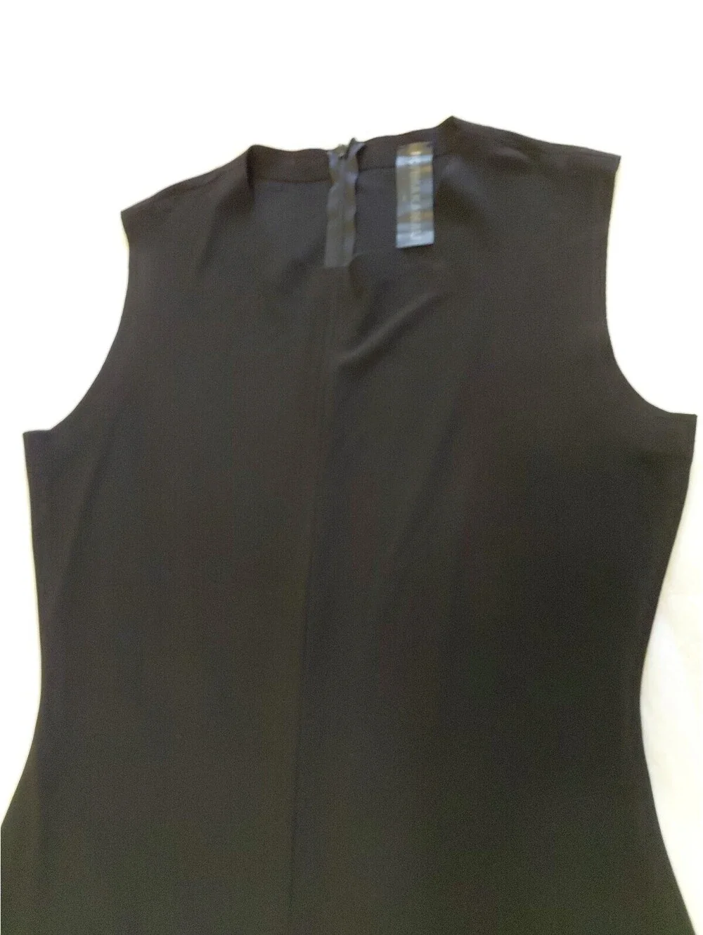 NORMA KAMALI Lifestyle wide leg jumpsuit Black L Excellent Condition #210